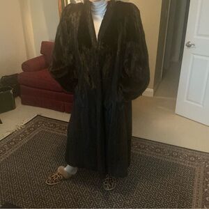 Elegant genuine lack Glama Mink, Revillion, purchased at Saks 30 yars ago